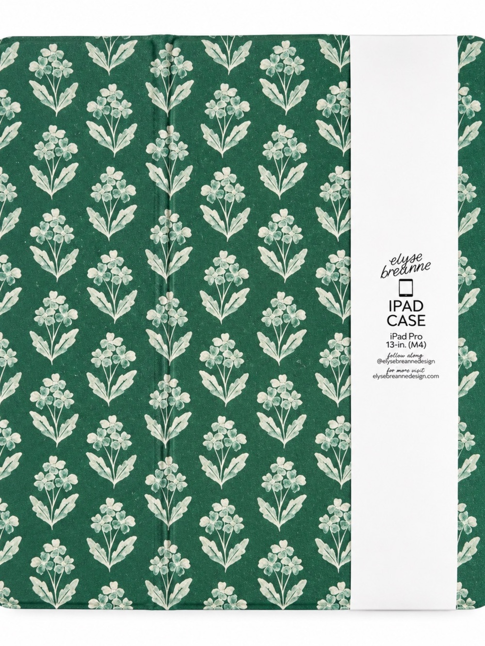 Elyse Breanne Green Floral iPad Pro 13” M4 Case